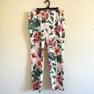 Tropical Printed Pants